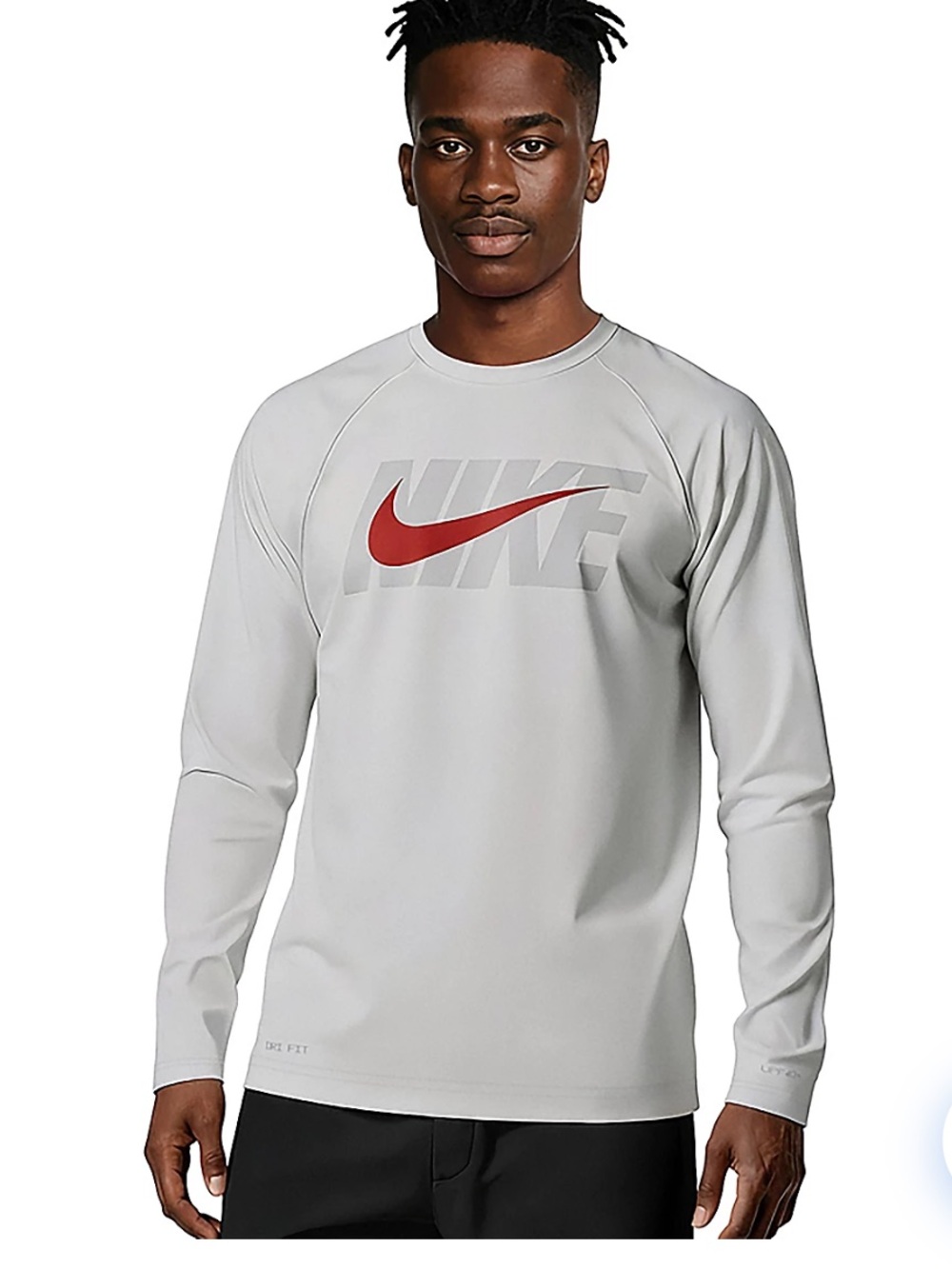 Nike Men’s XXL Block Swoosh Over Long Sleeve Hydroguard